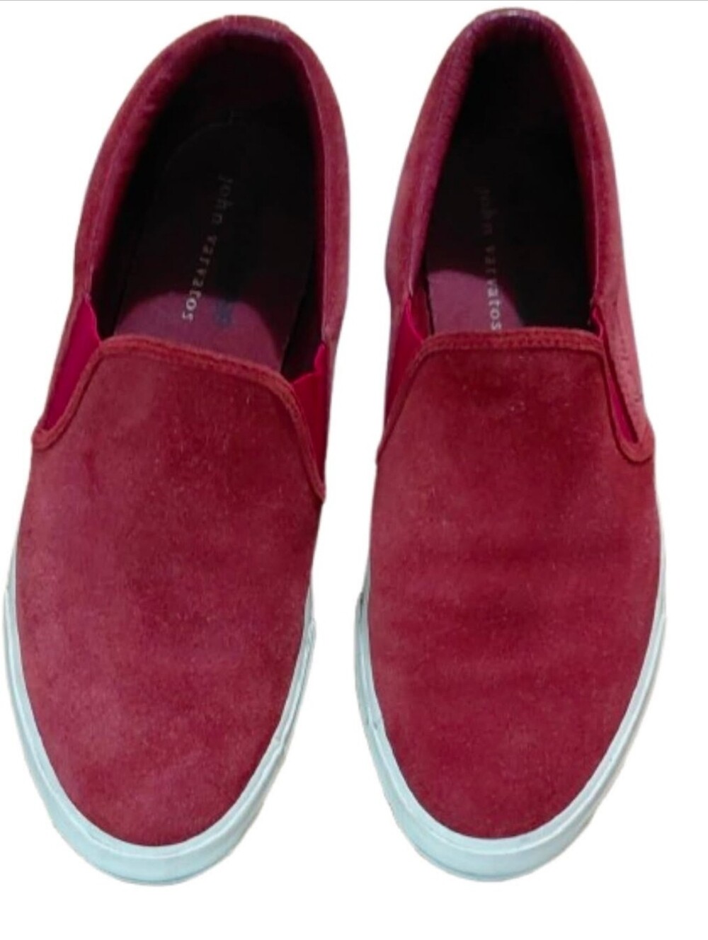 Converse John Varvatos Deck Star '67 Slip-On Red Suede Men's size 9.5 Shoes